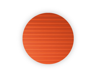 Abbildung des Dekors orange vom Faltstore